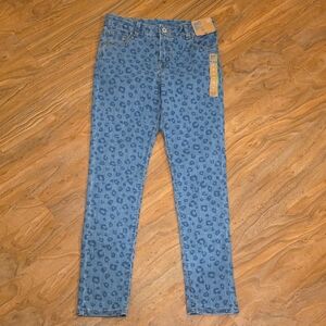 Thereabouts Stylish Kids' Denim with Blue Leopard Pattern-NWT